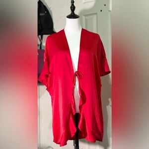 Victoria’s Secret red satin (LOVE) robe🌹